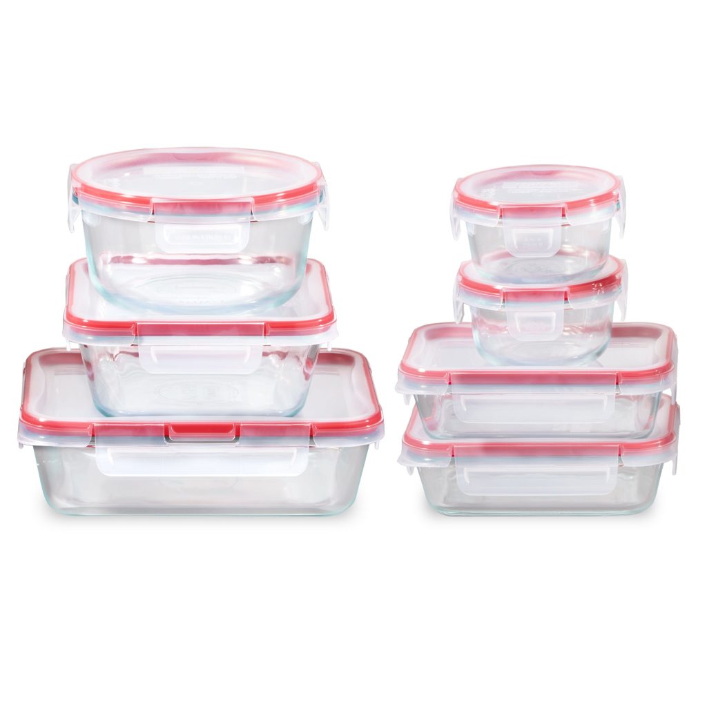Pyrex? FreshLock? 14-piece Glass Storage Set